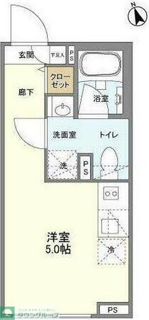 CARITAS用賀の物件間取画像